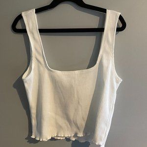 2 Knit Cropped Tank Tops